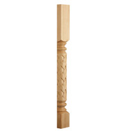 CLM6236HMA_3.75 x 35.25" Dia Roman Weave Clmn Half MA 1ea