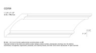 CO709POP_1 1/4 X 7 1/2 Lg Cove Poplar