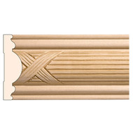 CR66POP_1 X 3 1/2 Chair Rail Poplar
