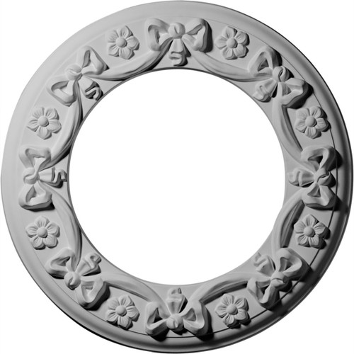 Ceiling Medallion - CM12RI - Ribbon with Bow