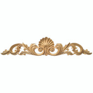 CRV5040LW_36" Lg Shell/scrolls Lindenwood 1cd 20bx