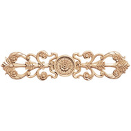 CRV5051LW_12" Sm Rosette/scrolls Lindenwood 1cd 20bx