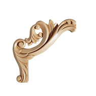 CRV5079MA_4 1/4" Clipped Scr Crnr Maple 2pr L/R 20bx