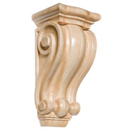 CRV5109LW_9 3/4" Med Classic Corbel Lindenwd 1ea 4bx