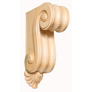 CRV5116CH_12" Med Scrolled Bracket Corbel Cherry 1ea 4bx