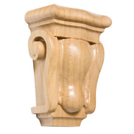 CRV5126LW_3 X 4 1/4" Petite Corbel 2cd Lindenwood