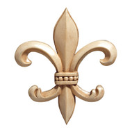 CRV5187LW_2 3/4" Sm Fleur De Lis Lindenwood 4cd 40bx