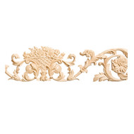 CRV5657CH_56" Rinceau Scrolls w/ Floral Bskt Cherry 1set