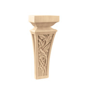 CRV7028WA_13" Small Nouveau Corbel Walnut