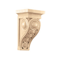 CRV7040WA_6 5/8" Small Infinity Corbel Walnut