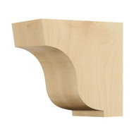 CRV7048WO_4 1/2" Mall Simplicity Corbel White Oak