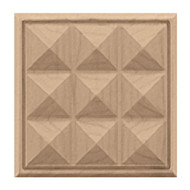 CRV7060WA_3" Sq Small Apex Tile Walnut