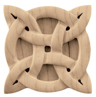 CRV7064WA_2 3/4" Sq Small Gaelic Tile Walnut