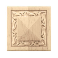 CRV7076CH_6" Sq Large Nouveau Rosette Cherry