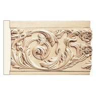 FR8969POP_13/16 X 7 1/2 Rinceau Scrolls Frieze Poplar
