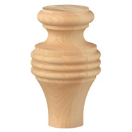 FT6276MA_6" Tall Country French Foot Maple 1ea