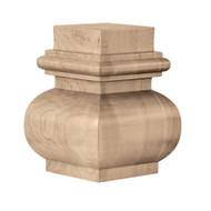 FT7002MA_4 5/8" Sq Liam Foot Maple