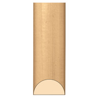 MLD5822CH_1 1/2" Md Traditional Half Round 8' pc Cherry