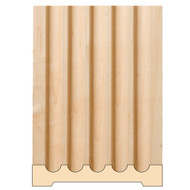 MLD5825CH_5" Fluted Pilaster 8'pc Cherry
