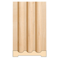 MLD5827CH_4 1/4" Fluted Pilaster 8'pc Cherry