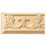 MLD5918CH_3 1/2" Cornacopias Frieze 8' pc Cherry