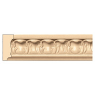 MLD5940MA_1 1/2" Acanthus Panel Mould 8' pc Maple