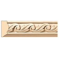 MLD5944CH_1 1/2" Acanthus Wave Panel Mould 8' pc Cherry