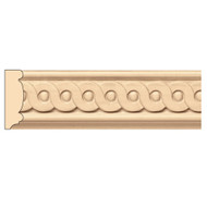 MLD5966CH_2 1/8" Running Coin Panel Mould 8' pc Cherry
