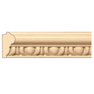 MLD5968MA_1 1/2" Egg&Dart Lipping Panel Mould 8' pc Maple