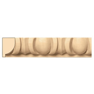 MLD5978MA_1 1/4" Egg & Dart Panel Mould 8' pc Maple