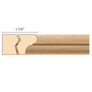 MLD6022CH_1 5/8" Parting Strip 8' pc Cherry