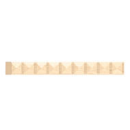 MLD7008WA_3/4"x48" Pinnacle  Light Rail Insert Mould Walnut