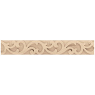 MLD7022AL_2 1/4"x48" Baroque Insert Moulding Alder