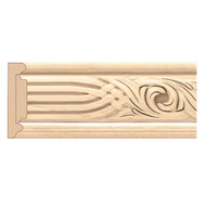 MLD7058CH_3 1/2" Panel Moulding w/ Nouveau Insert Cherry