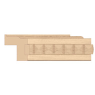 MLD7072MA_1 15/16" Contemporary w/ Pinnacle Insert Maple
