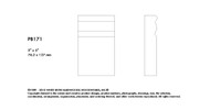 PB171POP_1 X 3 X 5 Plynth Block Poplar
