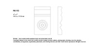 PB193POP_1 X 4 X 7 Plynth Block Poplar