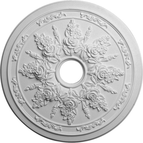 Ceiling Medallion - CM23RO - Rose & Ribbon