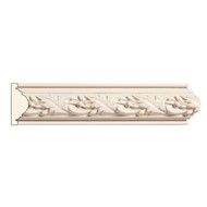PM8511POP_11/16 X 2 Running Leaf Panel Mould Poplar