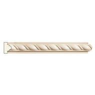 PM8540POP_1/2 X 1 Sm Rope Panel Mould Poplar