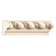 PM8557POP_1 1/4 X 2 1/2 Rope/pearl Panel Mould Poplar