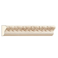 PM8561POP_1/2 X 1 Small Acanthus Panel Mould Poplar
