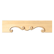 RH6080MA_72" Trad Scroll Panel R Hood 3 pc set Maple
