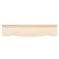 RH6086CH_84" Smooth Scrolled Rangehood Cherry 1ea 2bx