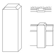 SBB004RO_Sm Base Block Midroom Red Oak