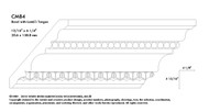 WCM84RES_13/16 X 6 1/4 CORNICE RESIN