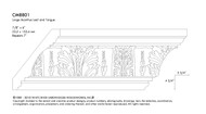 WCM8801RES_13/16 X 6 CROWN RESIN