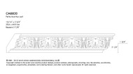 WCM8820RES_13/16 X 2 3/4 CROWN RESIN