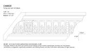 WCM8830RES_13/16 X 6 FLUTED CROWN RESIN
