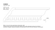 WCM8850RES_13/16 X 5 1/2 DENTIL RESIN